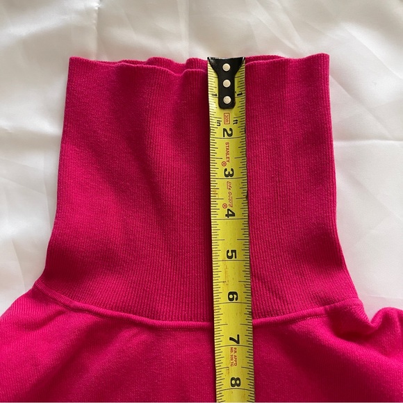 Talbots Knit Turtleneck Sweater XL Pink Barbiecore Quiet Luxury - Picture 5 of 13